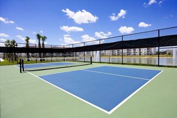 Pickleball court